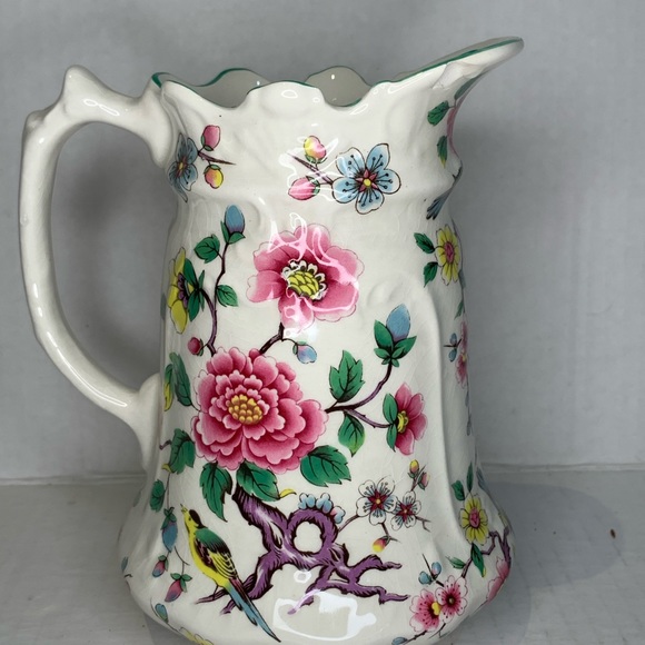 Old Foley - James Kent - Chinese Rose - milk jug - porcelain - England - Picture 5 of 9